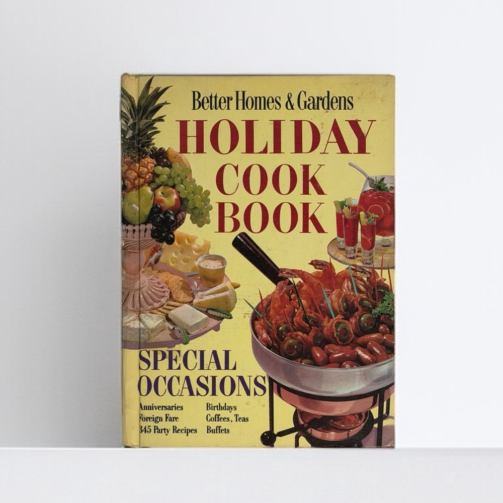 Vintage 1969 Better Homes & Gardens Holiday Cook Book